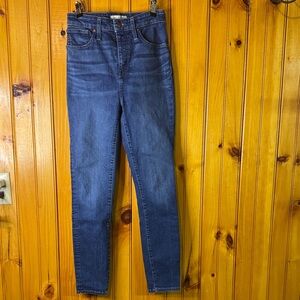 Madewell Curvy High Rise Blue Jeans